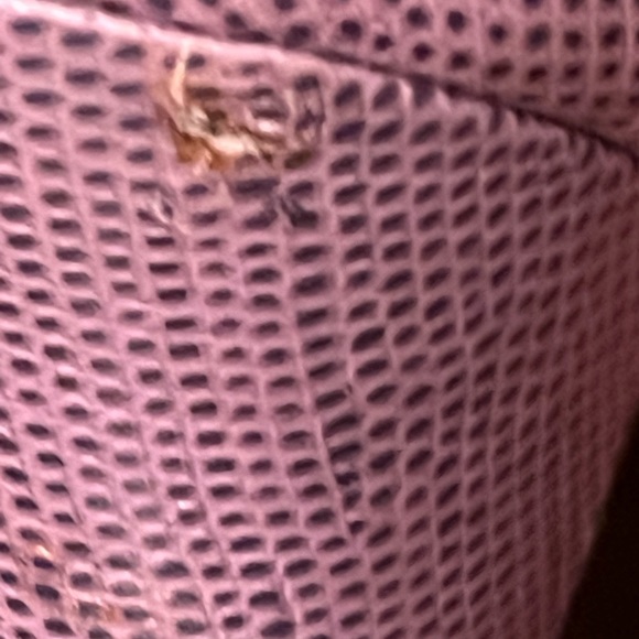 Marc Jacobs Barbie Pink Suede & Purple Lizard Skin Peep Toe Pumps w/ Bows Size 9 - Picture 10 of 10